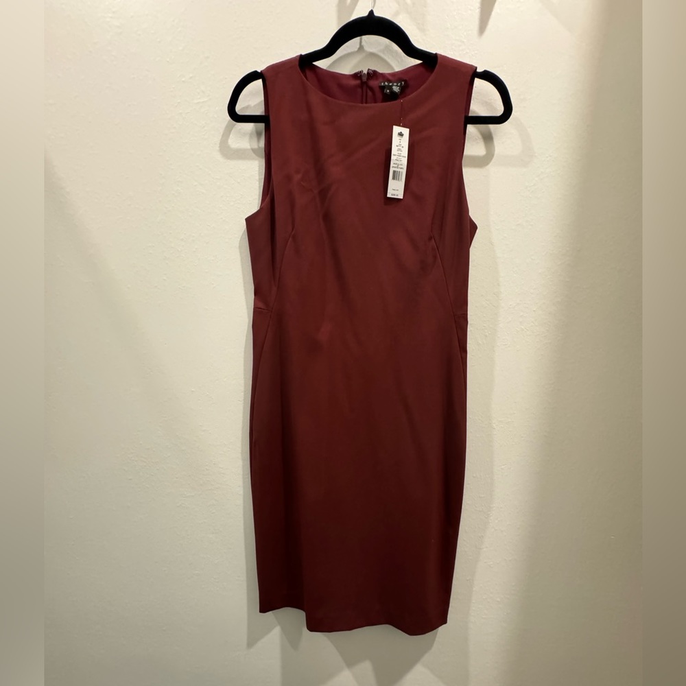 Brand new Theory dark red sheath dress size 6